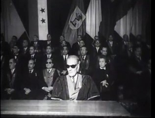 نادر للرئيس عبد الناصر في احتفال جامعة القاهرة بعيدها الـ50