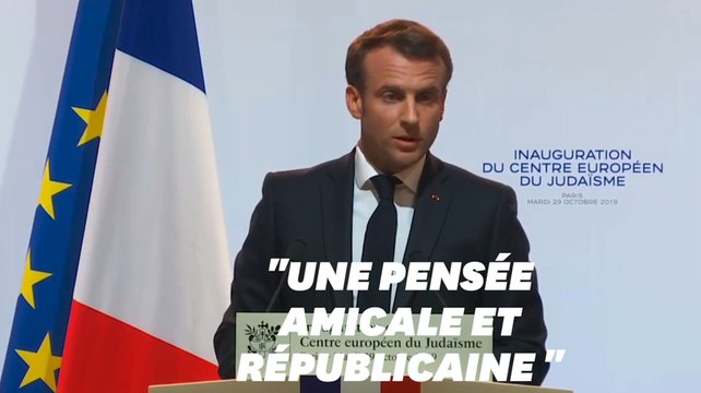 L’hommage de Macron après l’attaque de la mosquée de Bayonne