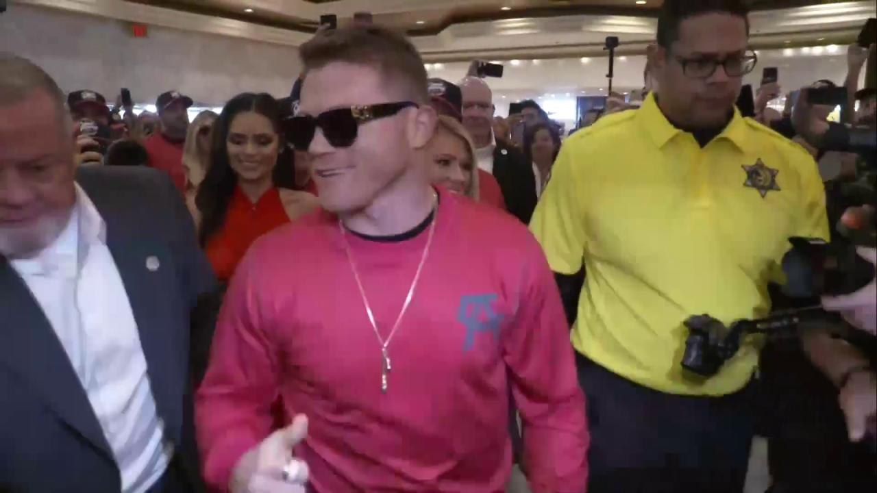 Canelo Alvarez Arrival