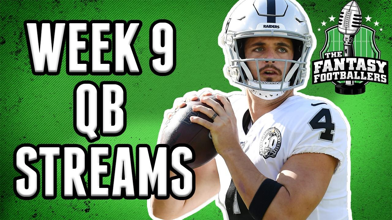 Fantasy Football Week 9 Waiver Wire: QB Streamers