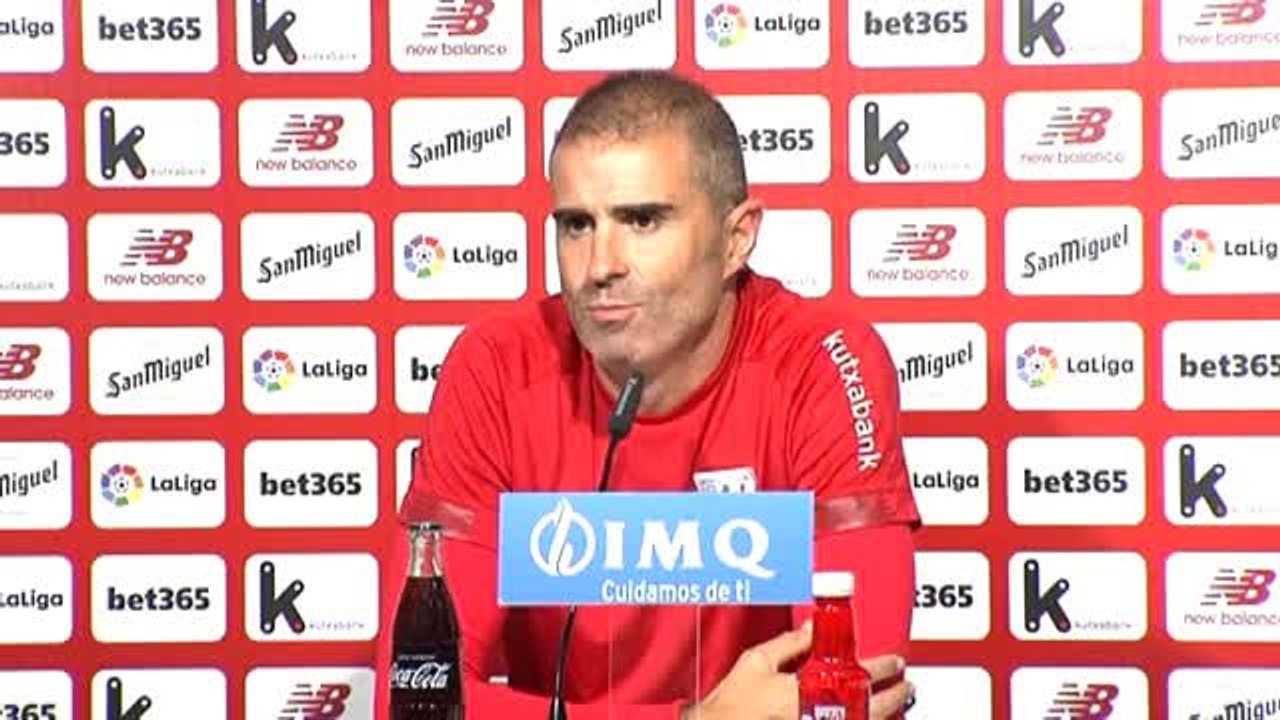 Garitano: "No estamos en la situación de Madrid, Atleti y Barça de tener que ganar constantemente"