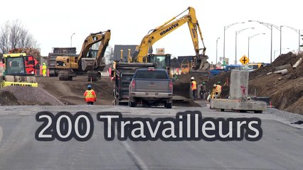 Visite du chantier de la phase III de l'autoroute 85 - Reportage