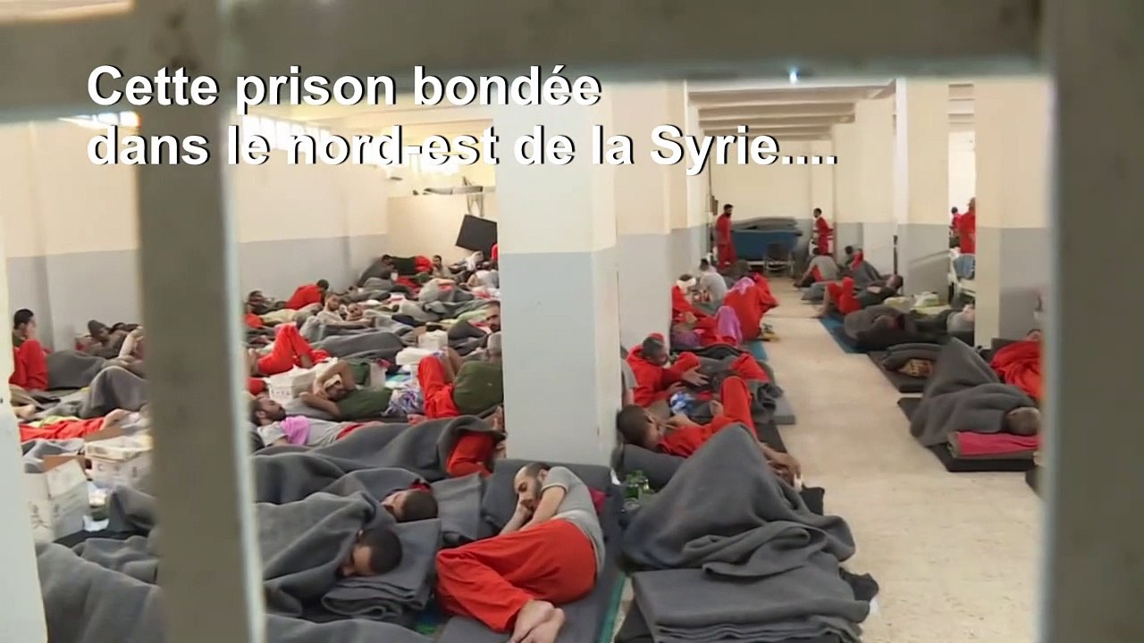 Dans une prison kurde du nord syrien, des jihadistes entassés par milliers