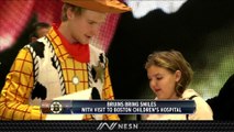 Bruins Players Sport 'Toy Story' Costumes During Visit To Boston Children's Hospital