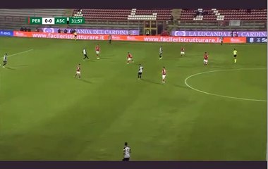 Perugia 0  - 1 Ascoli Gianluca Scamacca goal 29.10.2019 ITALY Serie B