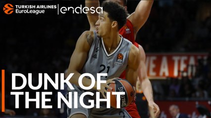 Endesa Dunk of the Night: Ismael Bako, LDLC ASVEL Villeurbanne