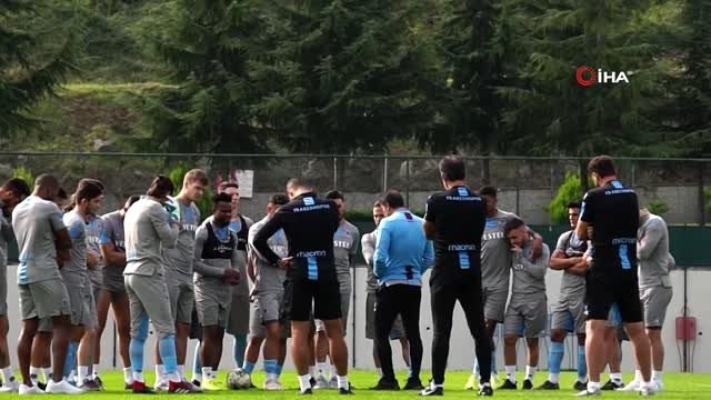 Trabzonspor, Göztepe maçı hazırlıklarına ara vermeden başladı
