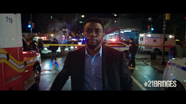 21 Bridges Movie - Chadwick Boseman, Stephan James, JK Simmons, Sienna Miller, Taylor Kitsch, Keith David, Alexander Siddig