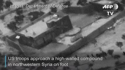 Pentagon releases video of Baghdadi raid