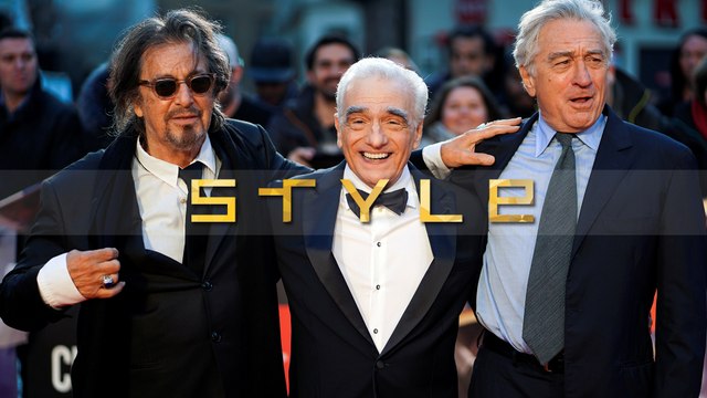 EXCLUSIVE: Robert De Niro, Al Pacino and Martin Scorsese on the red carpet for The Irishman at LFF