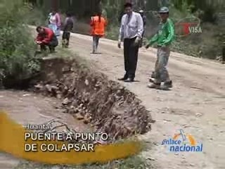 PUENTE A PUNTO DE COLAPSAR - HUANTA