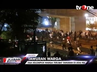 Tawuran Antarwarga di Manggarai, Lalu Lintas KRL Terganggu