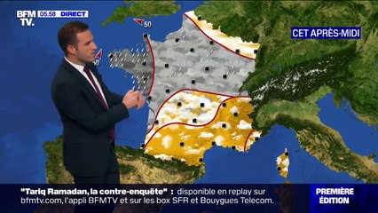 Pluie et fraîcheur au nord et soleil et douceur dans le sud ce mercredi