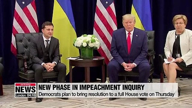 U.S. House Democrats unveil proposal on impeachment inquiry next steps