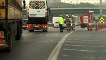 Basın Ekspres Yolu'nda servis aracı otomobile çarptı: 1 ağır yaralı