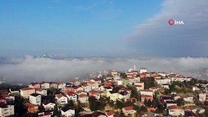Sisler altında kalan İstanbul'dan kartpostallık görüntüler