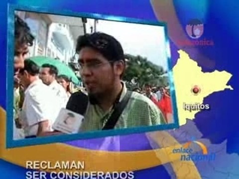 RECLAMAN SER CONSIDERADOS - IQUITOS