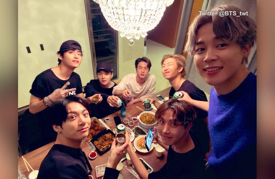 BTS' small-scale casual after party