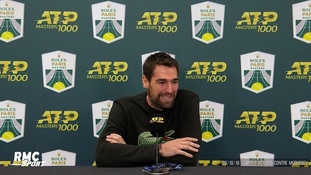 Paris-Bercy : Une sensation magnifique savoure Chardy après sa victoire contre Medvedev