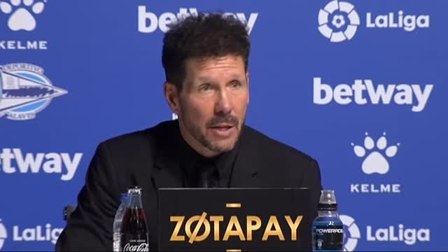 Simeone hace autocrítica: Cuando un equipo no arranca bien, siempre es responsabilidad del entrenador