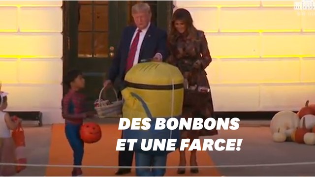 La façon dont Trump distribue ses bonbons à Halloween vaut le détour