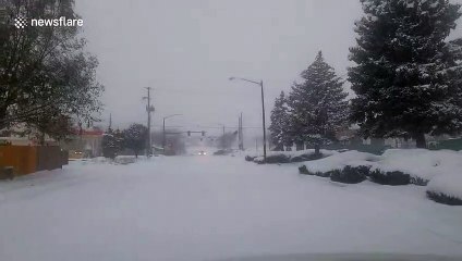 Snow blankets parts of Colorado after two-day snowstorm
