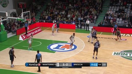 Luca Vitali had 11 assists against Nanterre