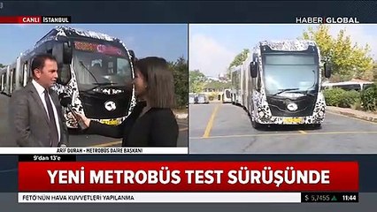 İşte yeni metrobüs! Test sürüşleri devam ediyor
