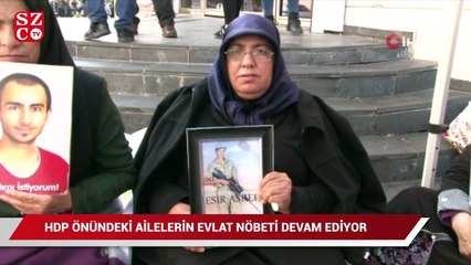 HDP önündeki ailelerin evlat nöbeti 58’inci gününde