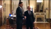 Roma - Gualtieri riceve ministro Finanze olandese (29.10.19)
