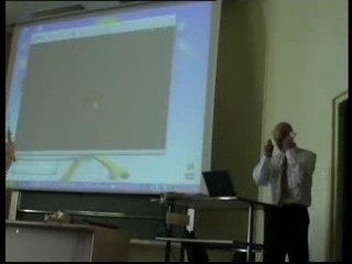 Première utilisation de la manette Wii en amphi à Lyon1