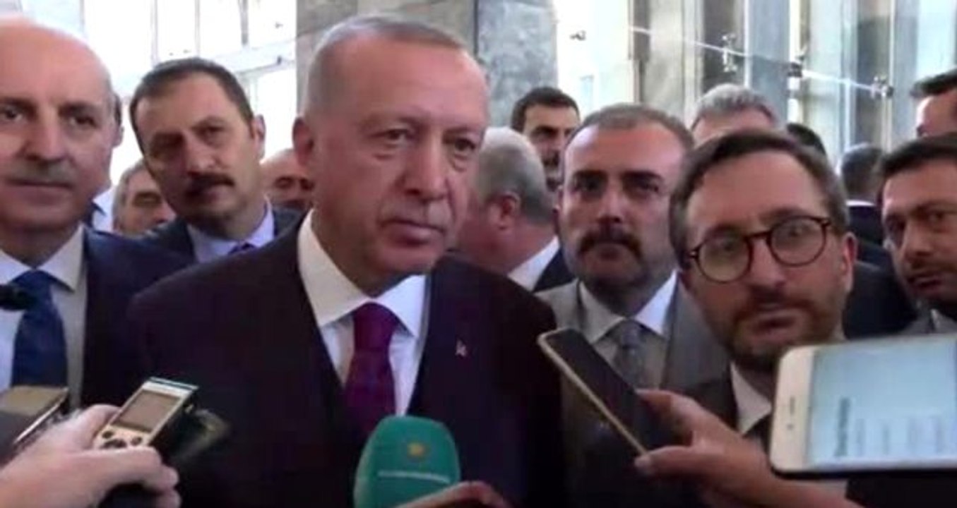 Cumhurbaşkanı Erdoğan, terörist elebaşı Mazlum Kobani'yi soran gazeteciyi susturdu: Niye acele ediyorsun?