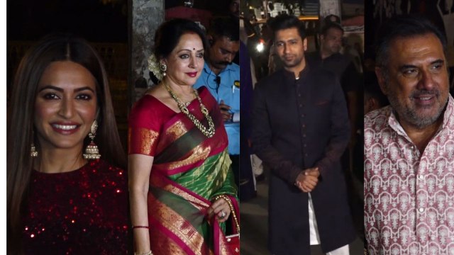 Shanaya Kapoor, Bobby Deol, Karan Johar, Preity Zinta attend Amitabh Bachchans Diwali Party 2019