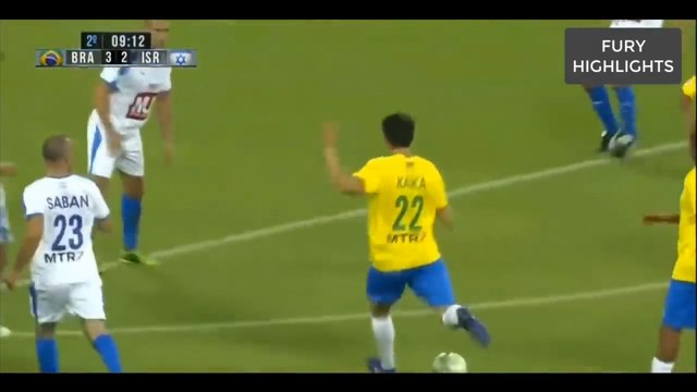 Les buts de Ronaldinho et Kaká contre les légendes d’Israël