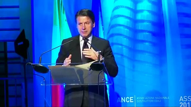 L'intervento di Conte all'Assemblea Ance 2019 (30.10.19)