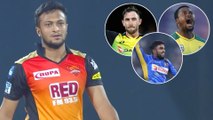 IPL 2020 : 5 Players Who Can Replace Shakib Al Hasan For SRH In IPL 2020 || Oneindia Telugu