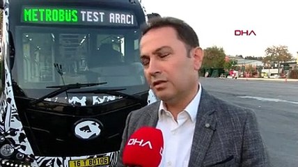İstanbul'da yeni metrobüsler test edilmeye başlandı