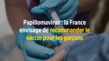 Papillomavirus : la France envisage de recommander le vaccin pour les garçons