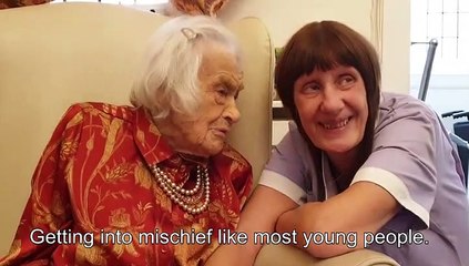 Irene Green from Scarborough 107 years old
