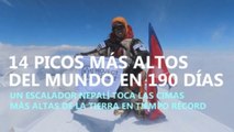 Los 14 picos más altos del mundo en solo 190 días