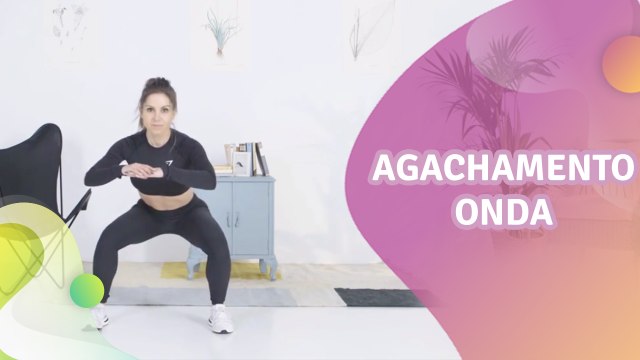 Agachamento onda - Melhor com Saúde
