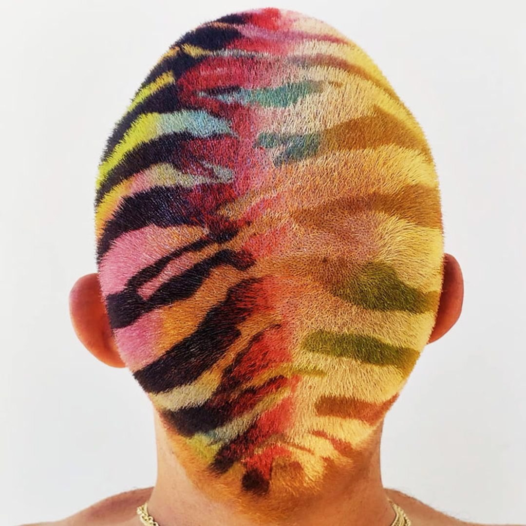 Júnior Propio anillo Hairstylist creates psychedelic animal print buzz cuts loved by J Balvin -  video Dailymotion