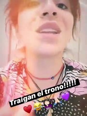 El pedido de Gianinna Maradona: "Traigan el trono para La Plata por el amor de Dios"