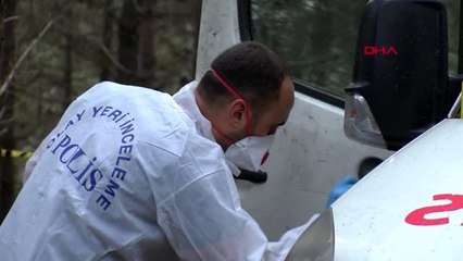 Çalınan ambulansta incelemeler tamamlandı