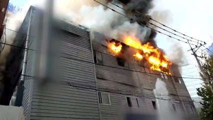 서울 방이동 자동차 정비소에서 불...5명 연기 마셔 / YTN