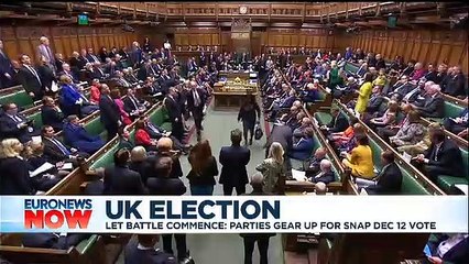 Johnson and Corbyn trade barbs after MPs vote for December 12 election