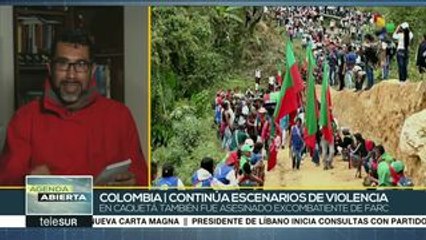 Se mantienen las masacres y asesinatos de líderes colombianos