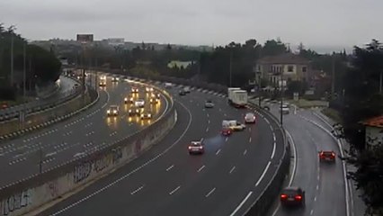 Dos accidentes en un minuto