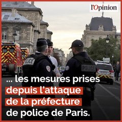7 policiers désarmés et 33 signalements depuis l’attaque à la Préfecture de police de Paris, détaille Didier Lallement