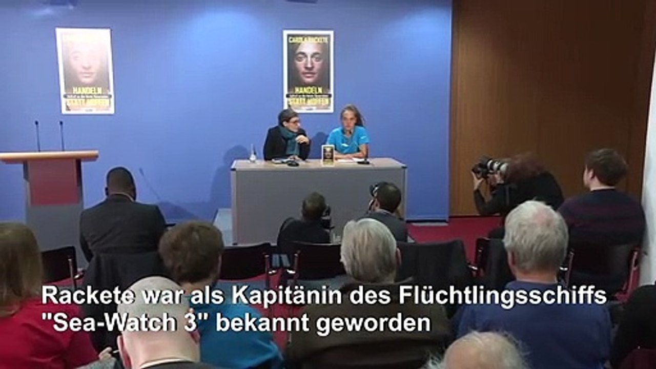 Carola rackete präsentiert klimawandel-buch